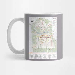 Adelaide - Australia - City Center Map - HD Mug